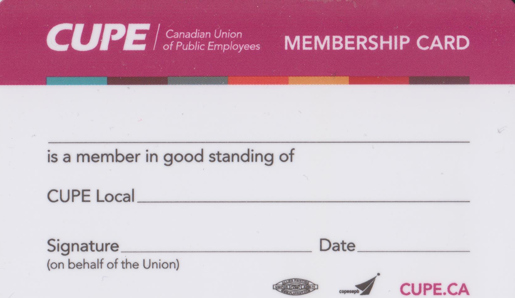 Membership Card